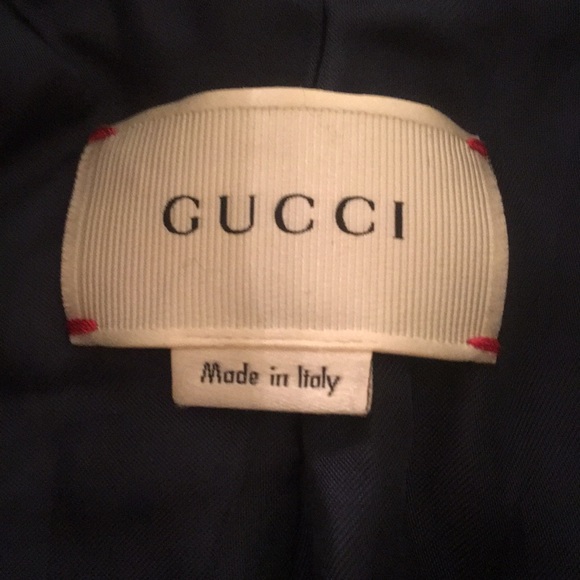 Boys navy Gucci suit - Picture 5 of 6